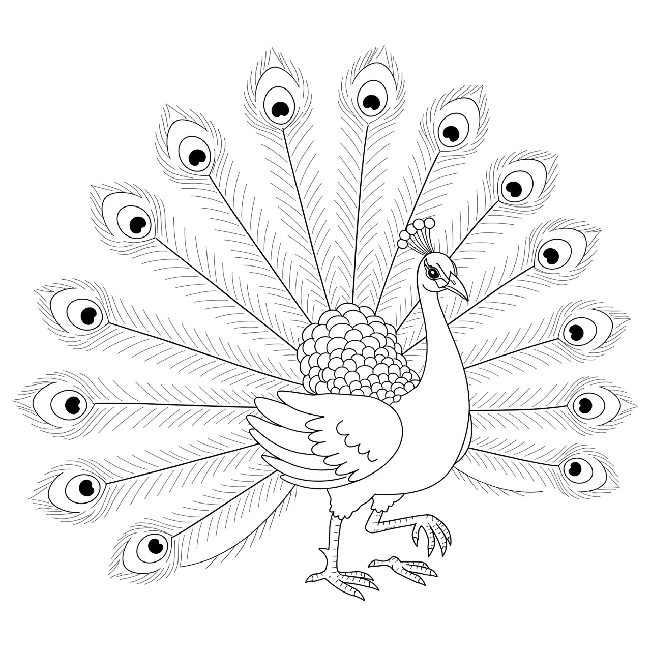 Dancing Peacock - Let's Groove and Color!
