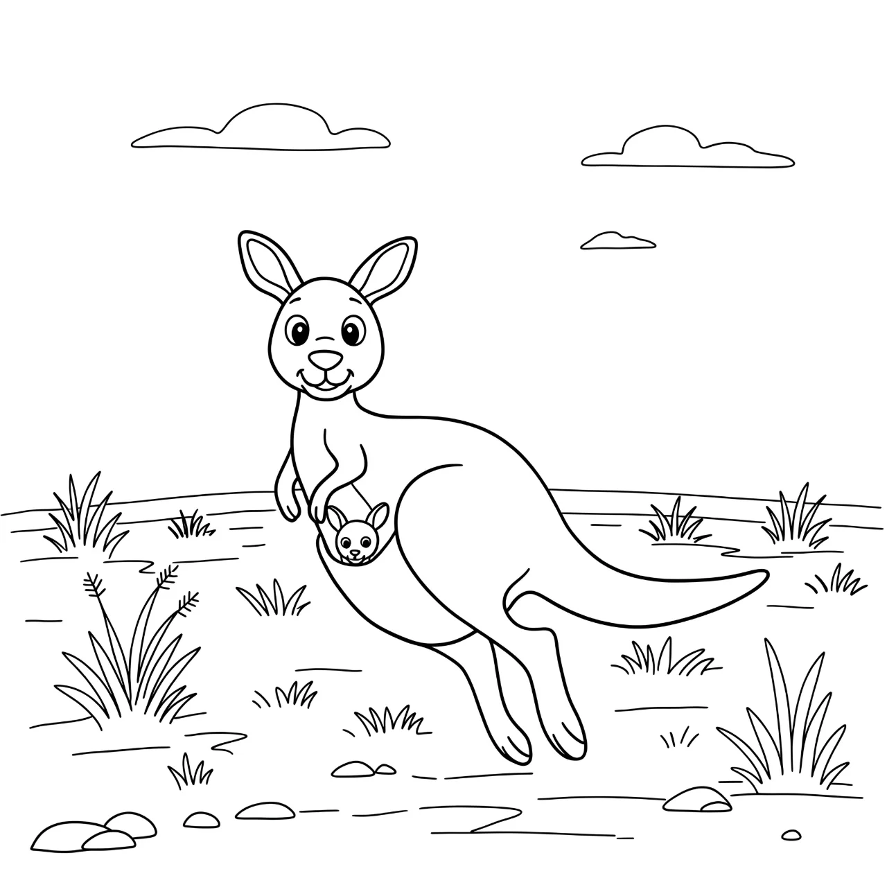 1. Hoppy Kangaroo in the Outback