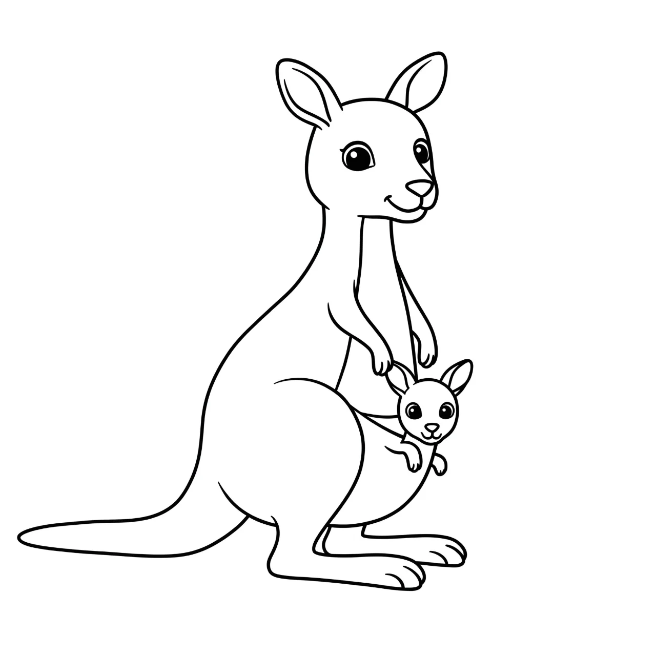 Kangaroo Coloring Pages: 15 Free Printable Sheets for Kids | Look.Kids