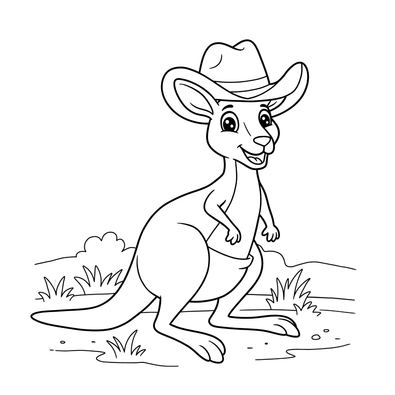 12. Kangaroo Wearing a Hat