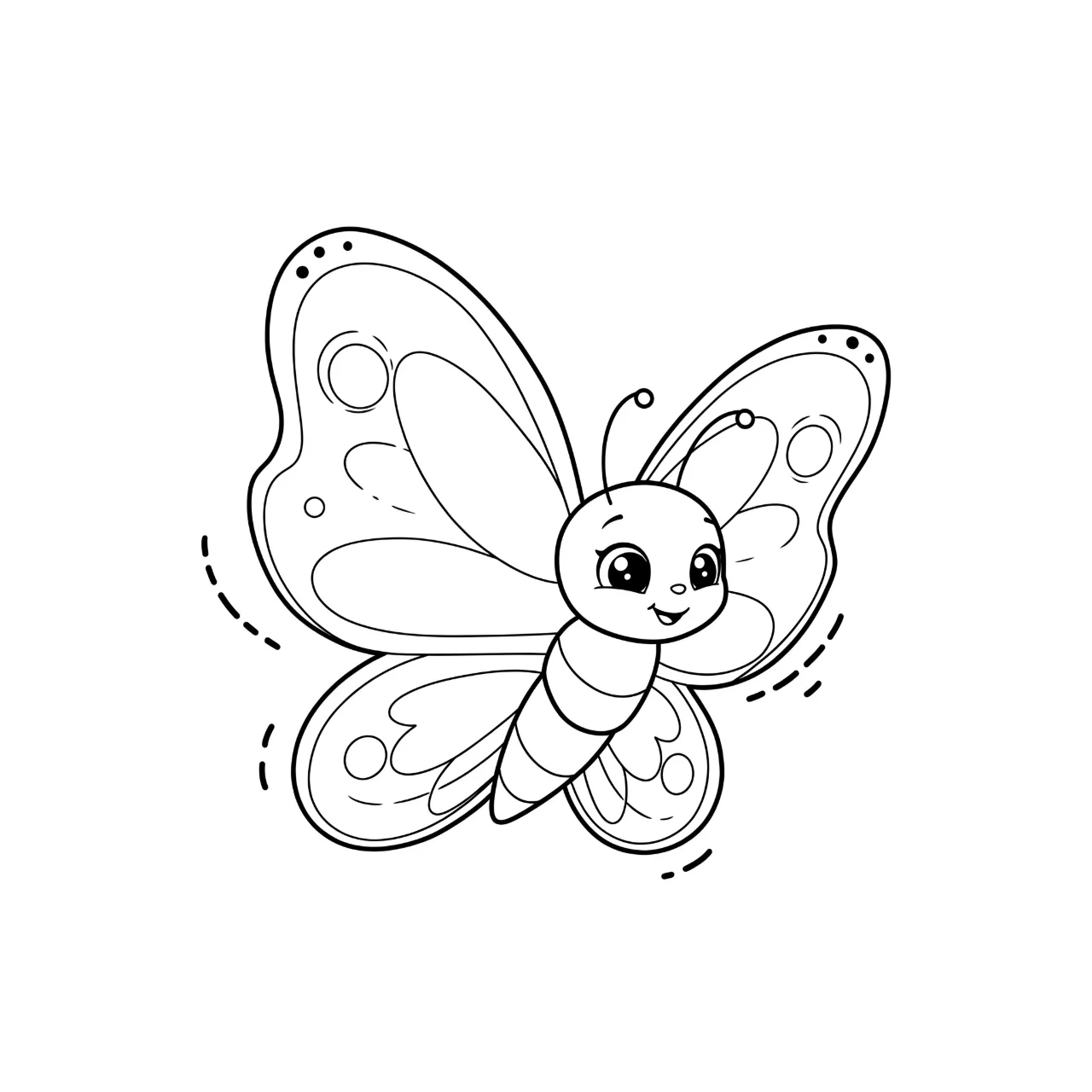 Baby Butterfly's First Flight
